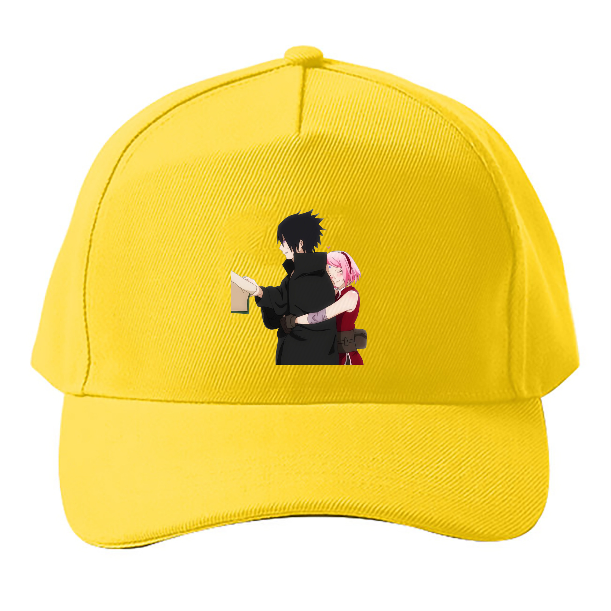 （画像用） NARUTO -ナルト- うちは サスケ Uchiha Sasuke ベースボールキャップ 綿100％ 男女兼用 帽子 スポーツ